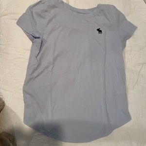 light blue tee Abercrombie and fitch